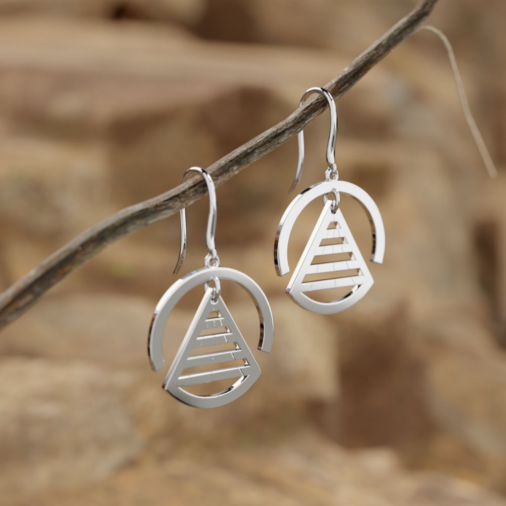 Western Mountain Earrings