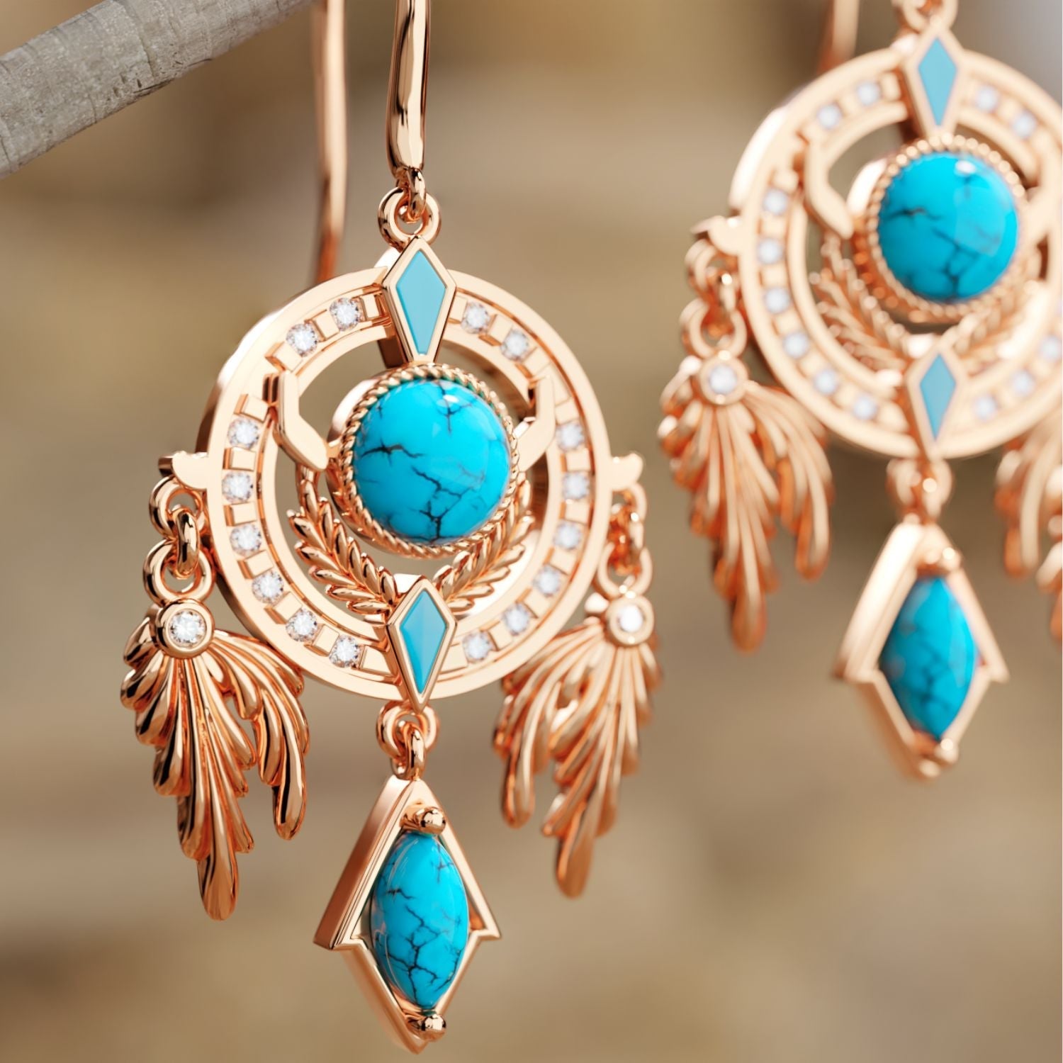 Silent Wind Chime Earrings