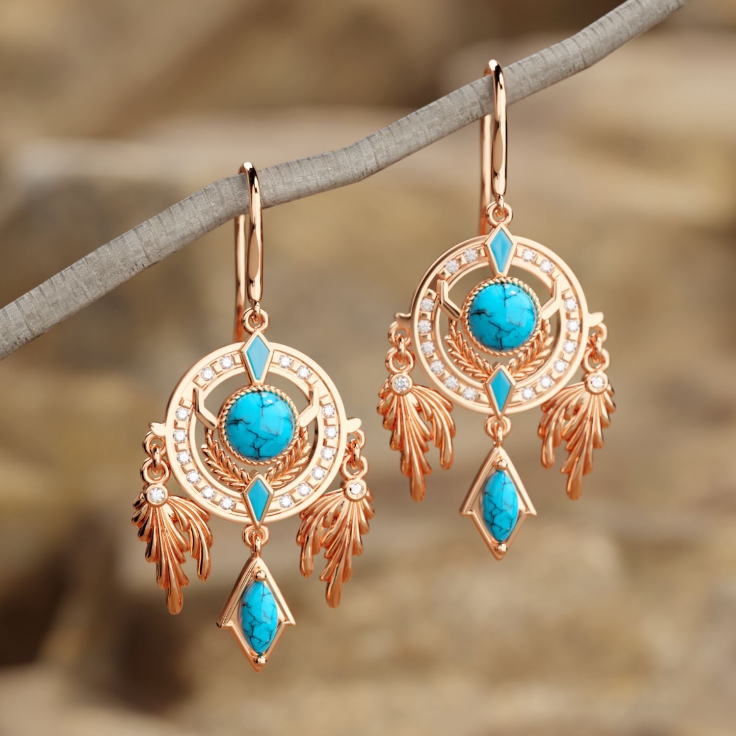 Silent Wind Chime Earrings